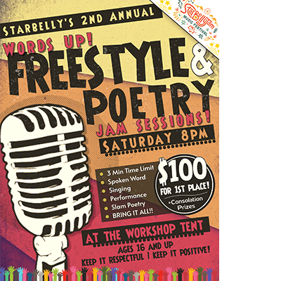 Words Up! Poetry & Freestyle Contest hosted by Charles Reynolds